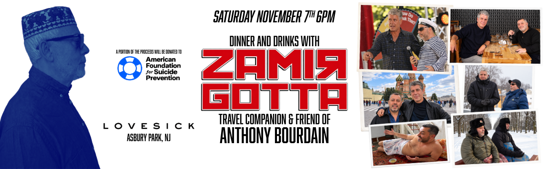 Dinner and Drinks with Zamir Gotta