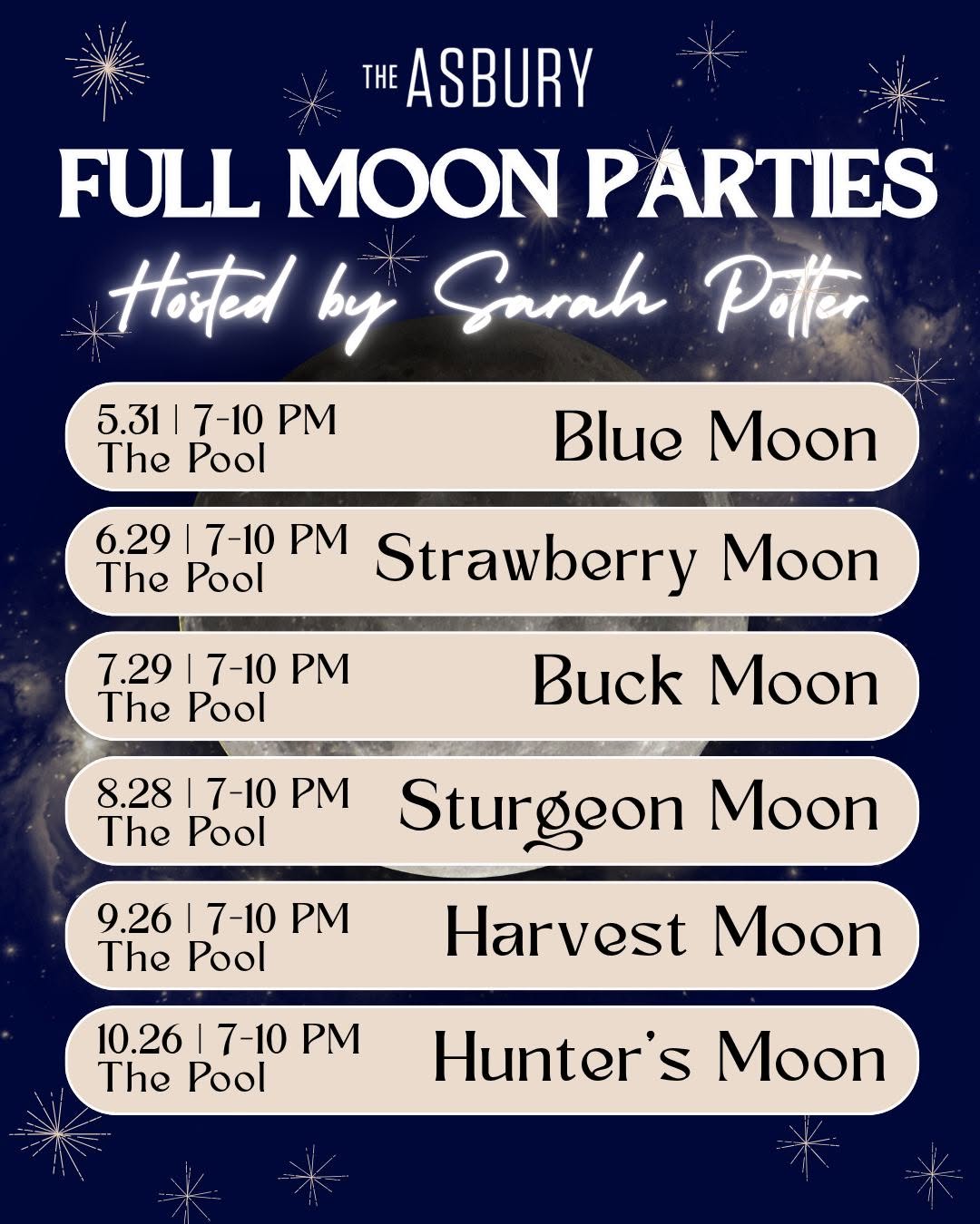 Full Moon Party: Buck Moon with Sarah Potter