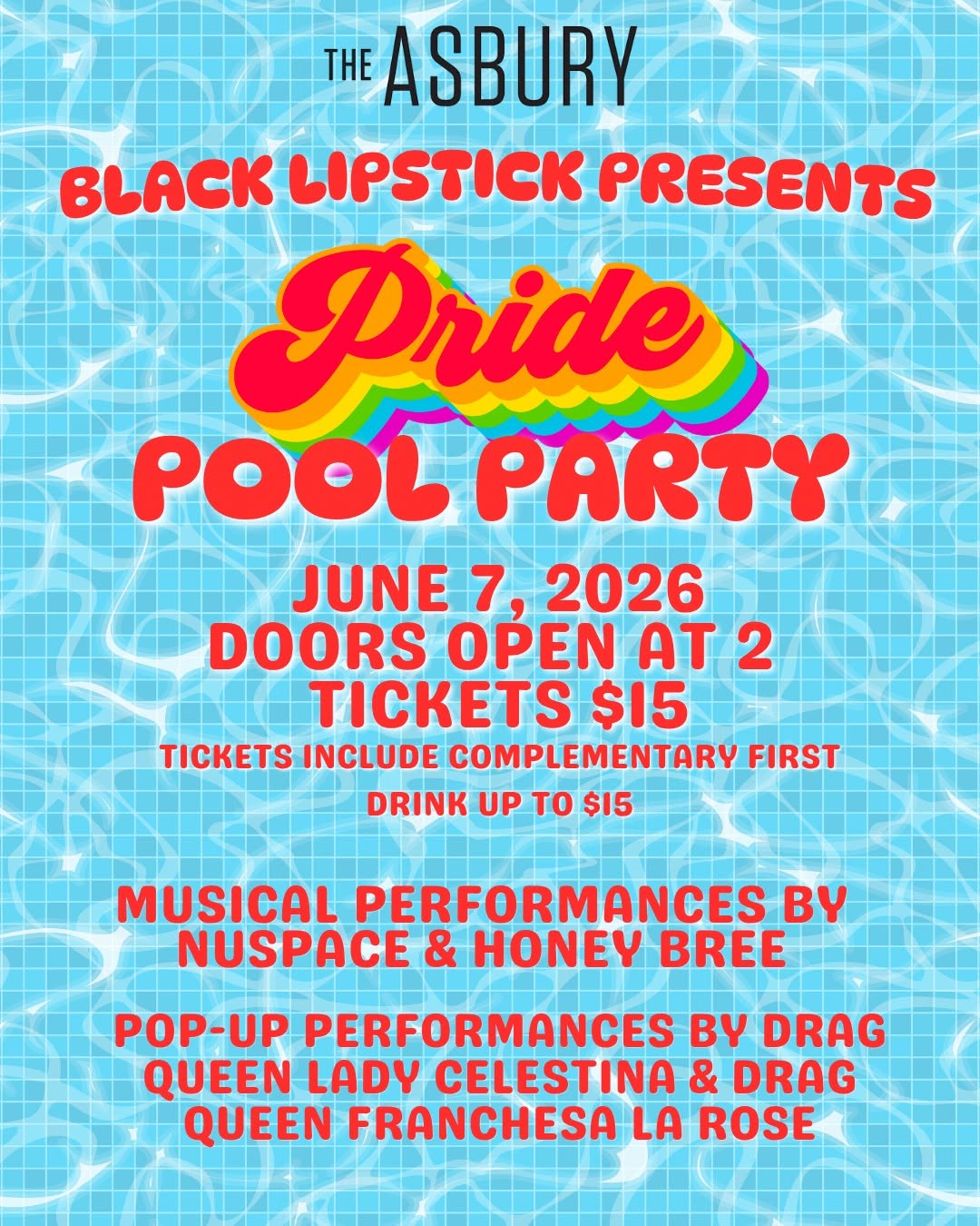 Black Lipstick presents: Pride Pool Party