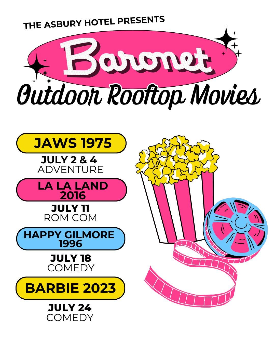 Baronet Outdoor Rooftop Movies: Happy Gilmore