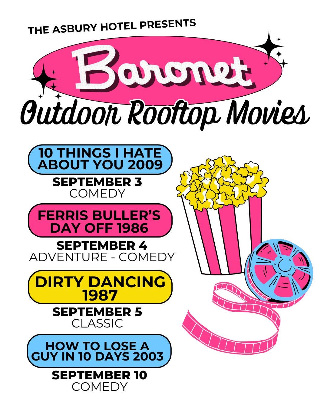Baronet Outdoor Rooftop Movies: Dirty Dancing