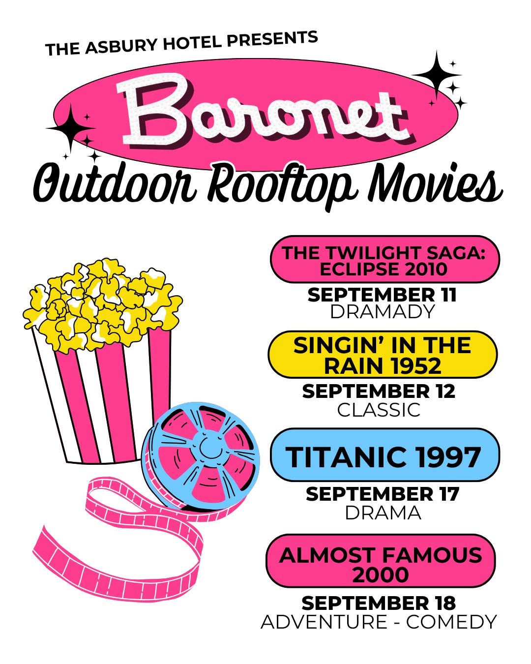 Baronet Outdoor Rooftop Movies: Singin' In The Rain (1952)