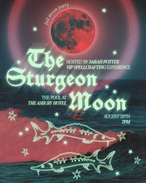 Full Moon Pool Party with Sarah Potter: Sturgeon Moon