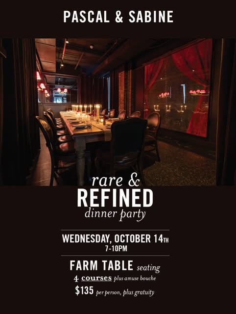 Rare & Refined Dinner Party