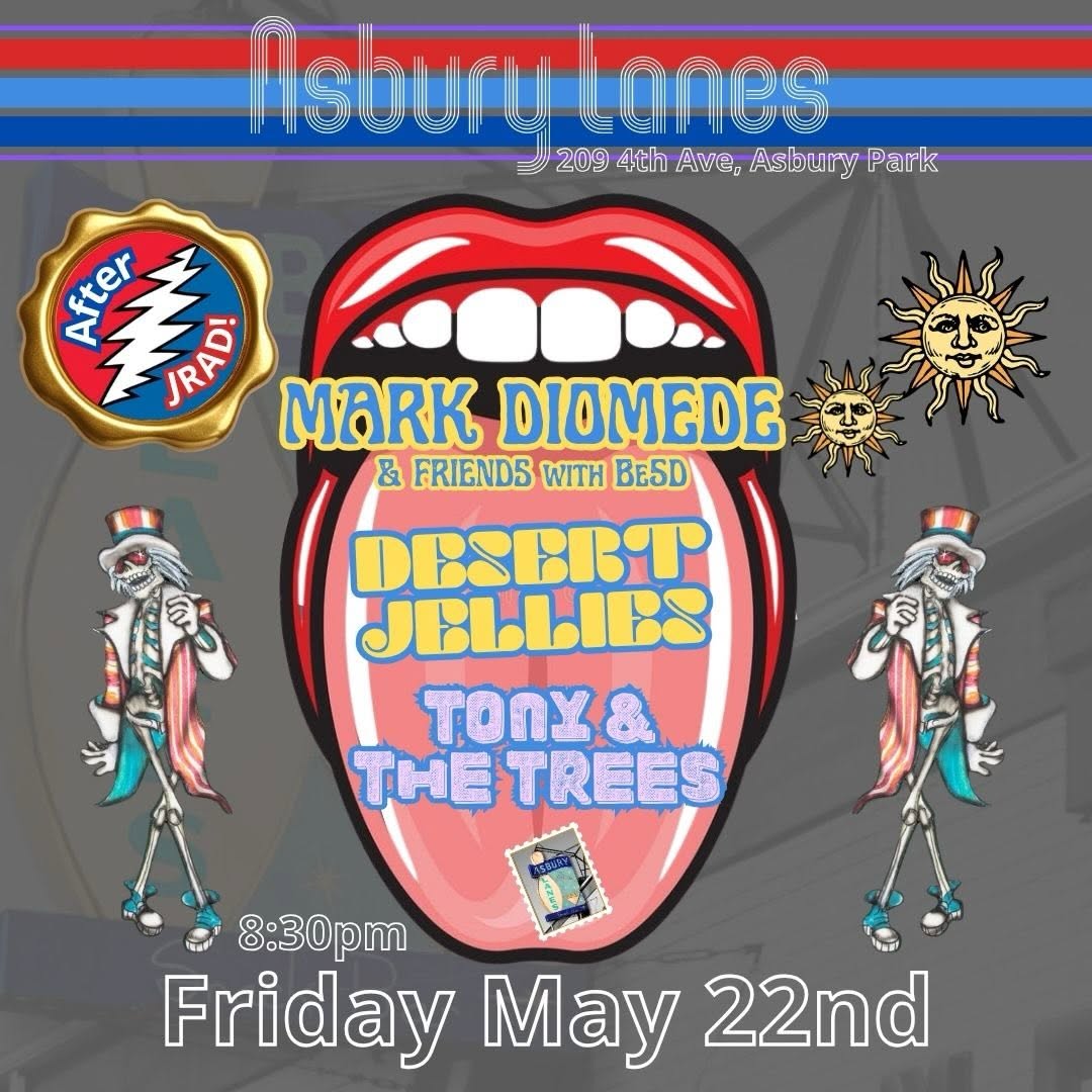 Mark Diomede & Friends with Be5d, Desert Jellies, and Tony & The Trees