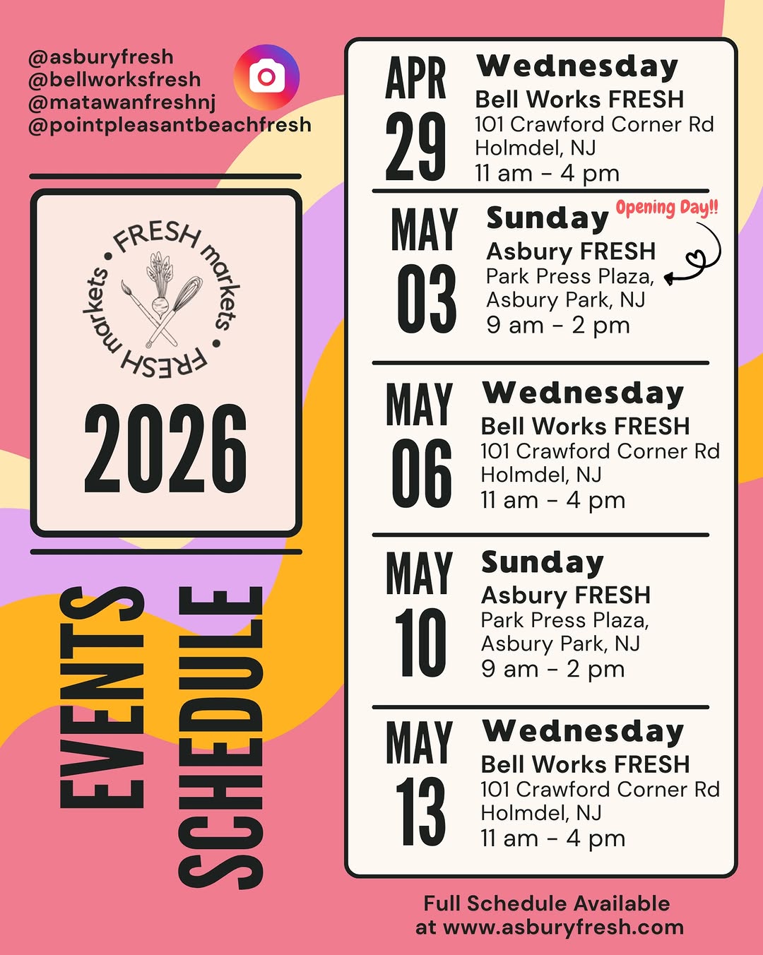 Asbury Fresh Farmers + Makers Market