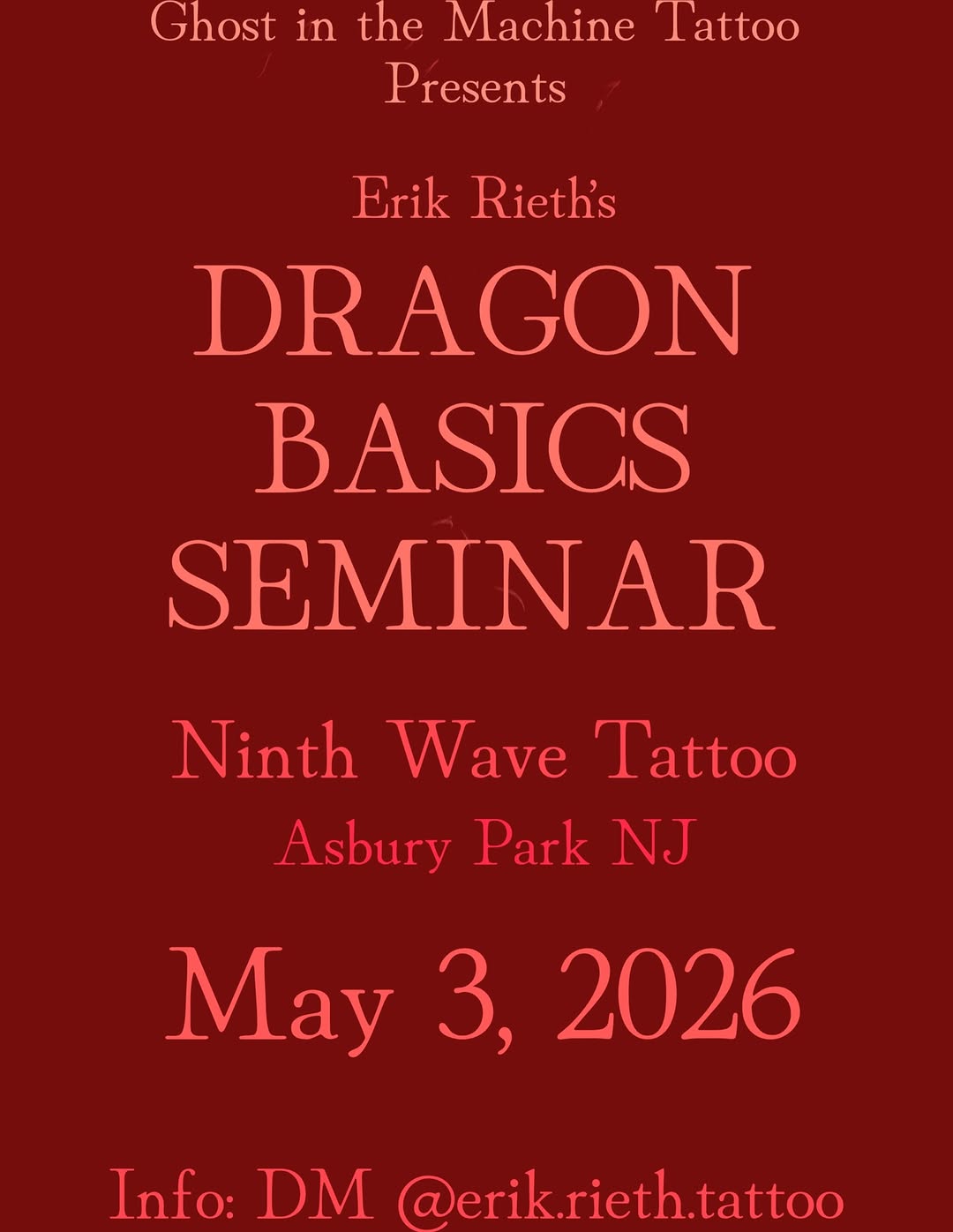 Erik Rieth's Dragon Basics Seminar