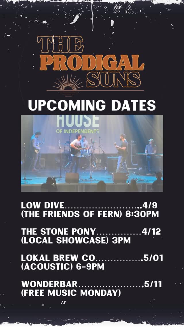 The Prodigal Suns: Free Music Monday