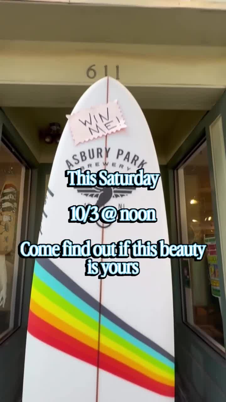 Vagabond x Asbury Park Brewery x Matador Surfboard Giveaway Drawing