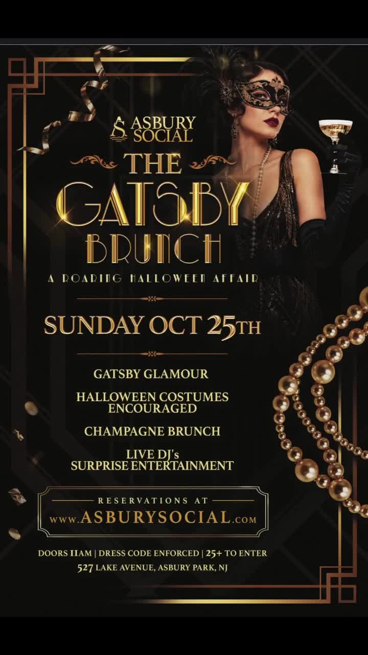 The Gatsby Brunch: A Roaring Halloween Affair