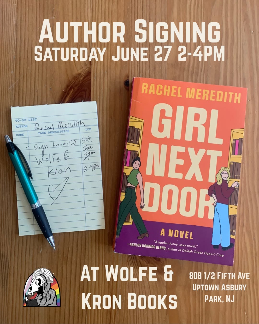 Author Signing: Rachel Meredith - Girl Next Door