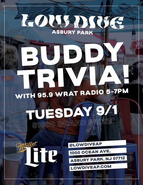Buddy Trivia with 95.9 WRAT Radio