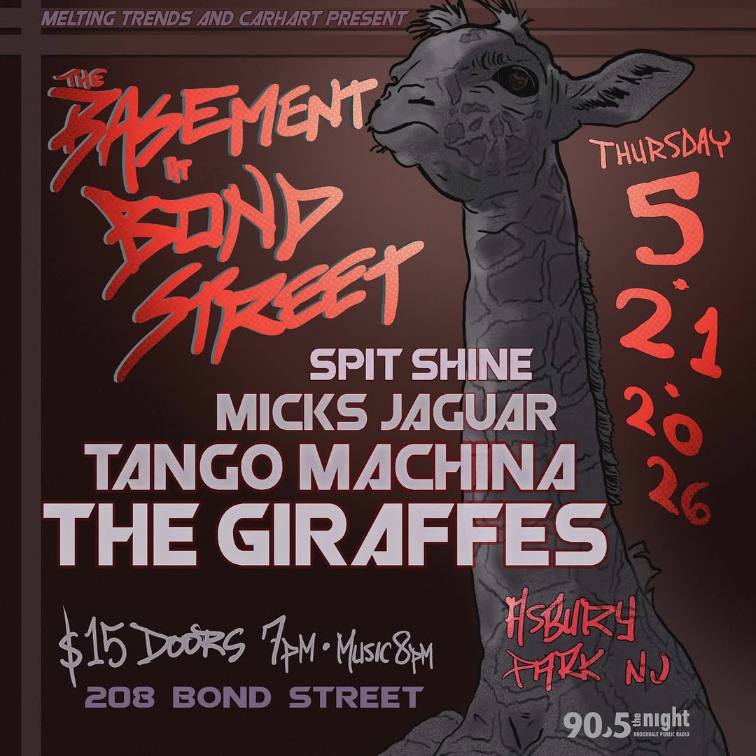 The Giraffes, Tango Machina, Mick's Jaguar, and Spit Shine