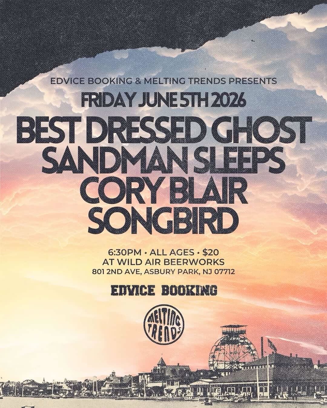 Best Dressed Ghost, Sandman Sleeps, Cory Blair, Songbird