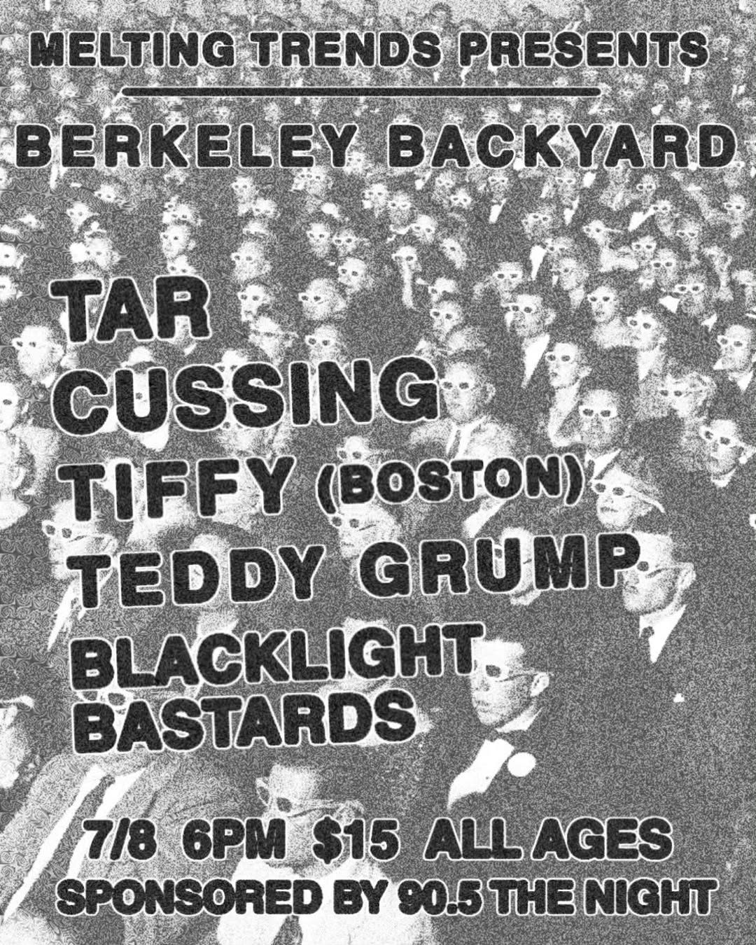 Melting Trends Presents: Tar, Tiffy, Cussing, Teddy Grump, and Blacklight Bastards