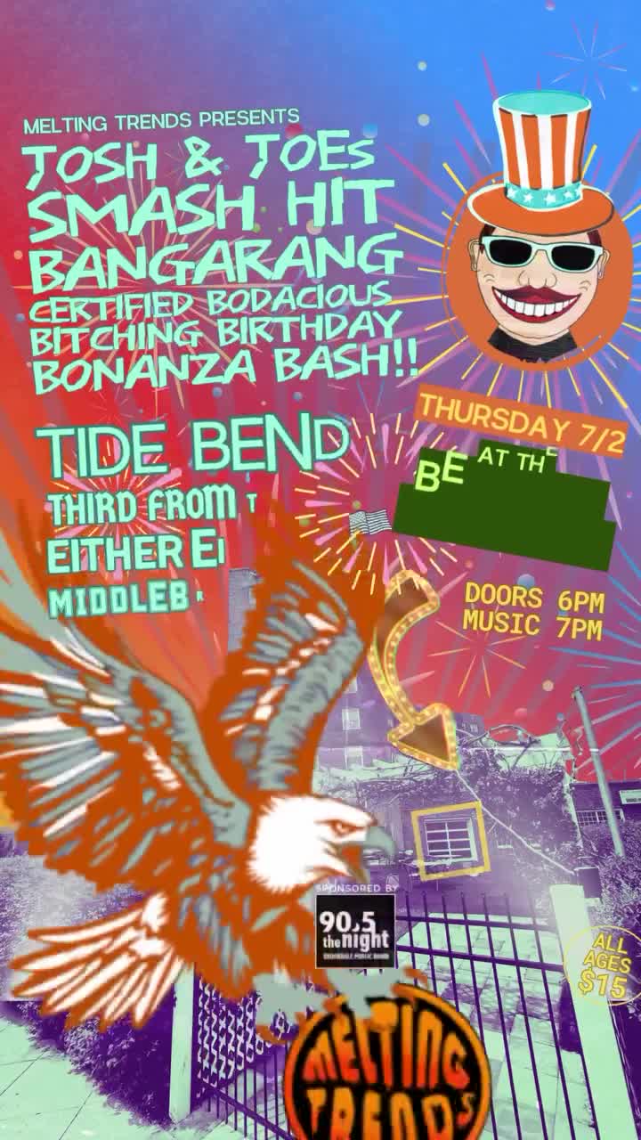 Josh & Joe’s Smash Hit Bangarang Birthday Bonanza Bash