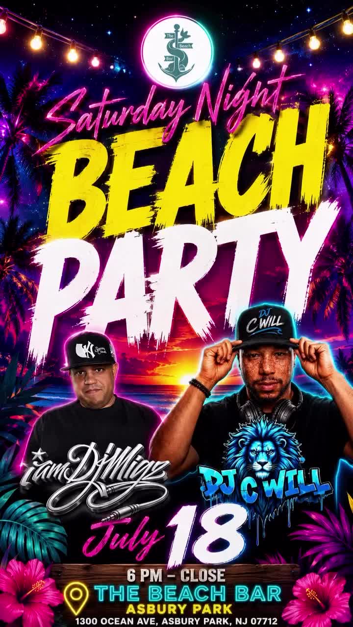 Saturday Night Beach Party