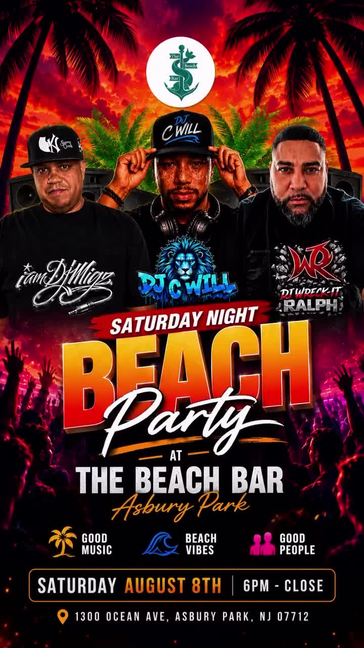 Saturday Night Beach Party