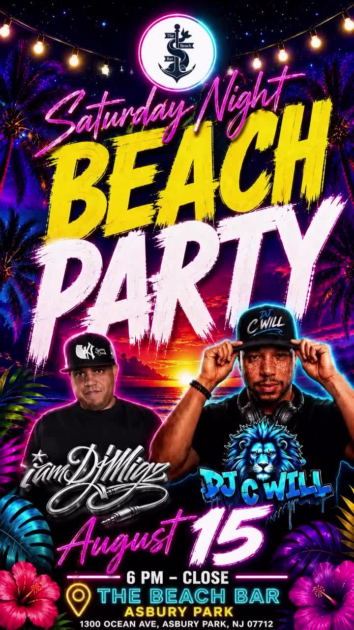 Saturday Night Beach Party