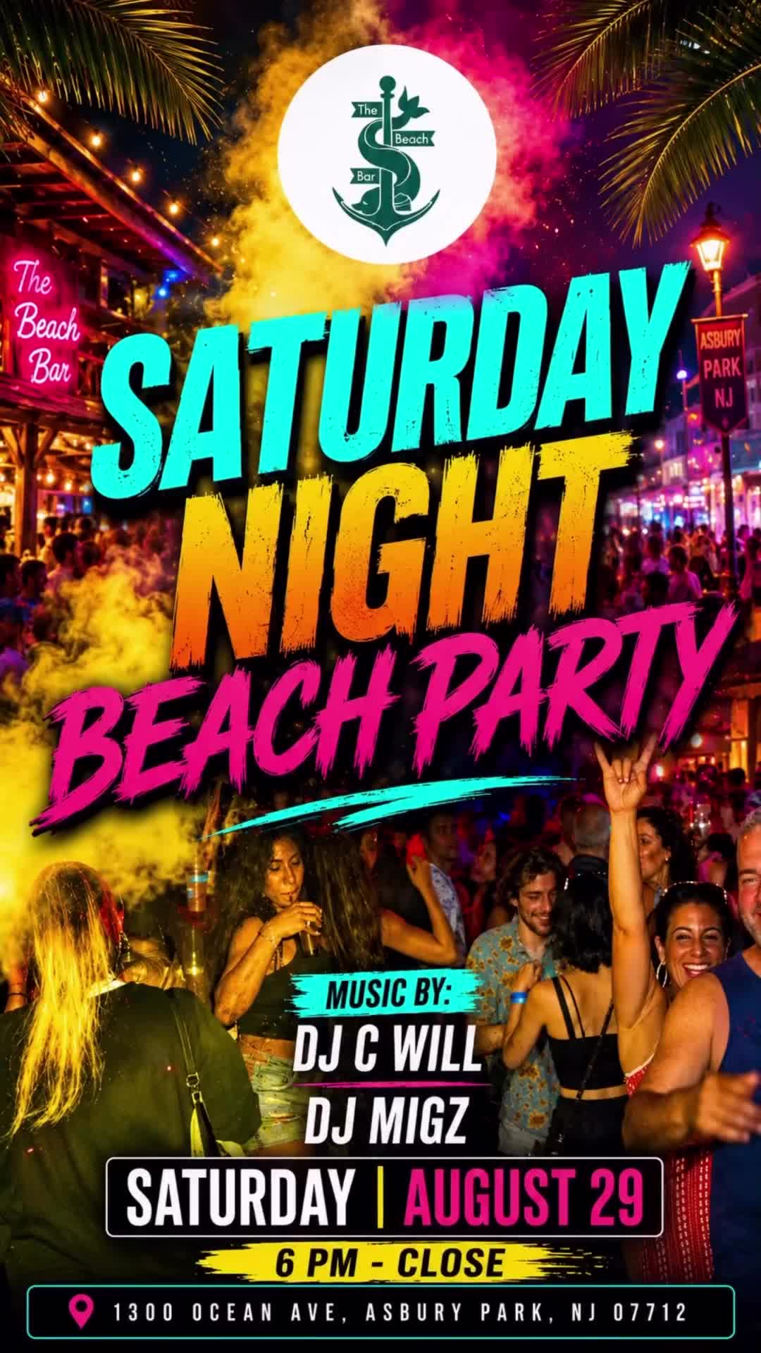 Saturday Night Beach Party
