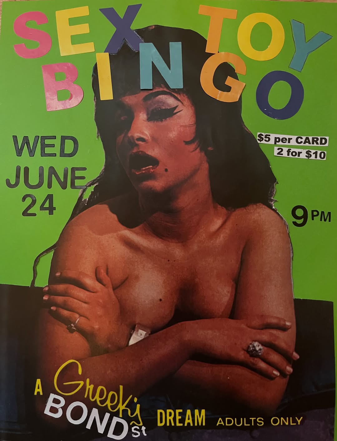Sex Toy Bingo Hosted by Cu-Cum-Bear