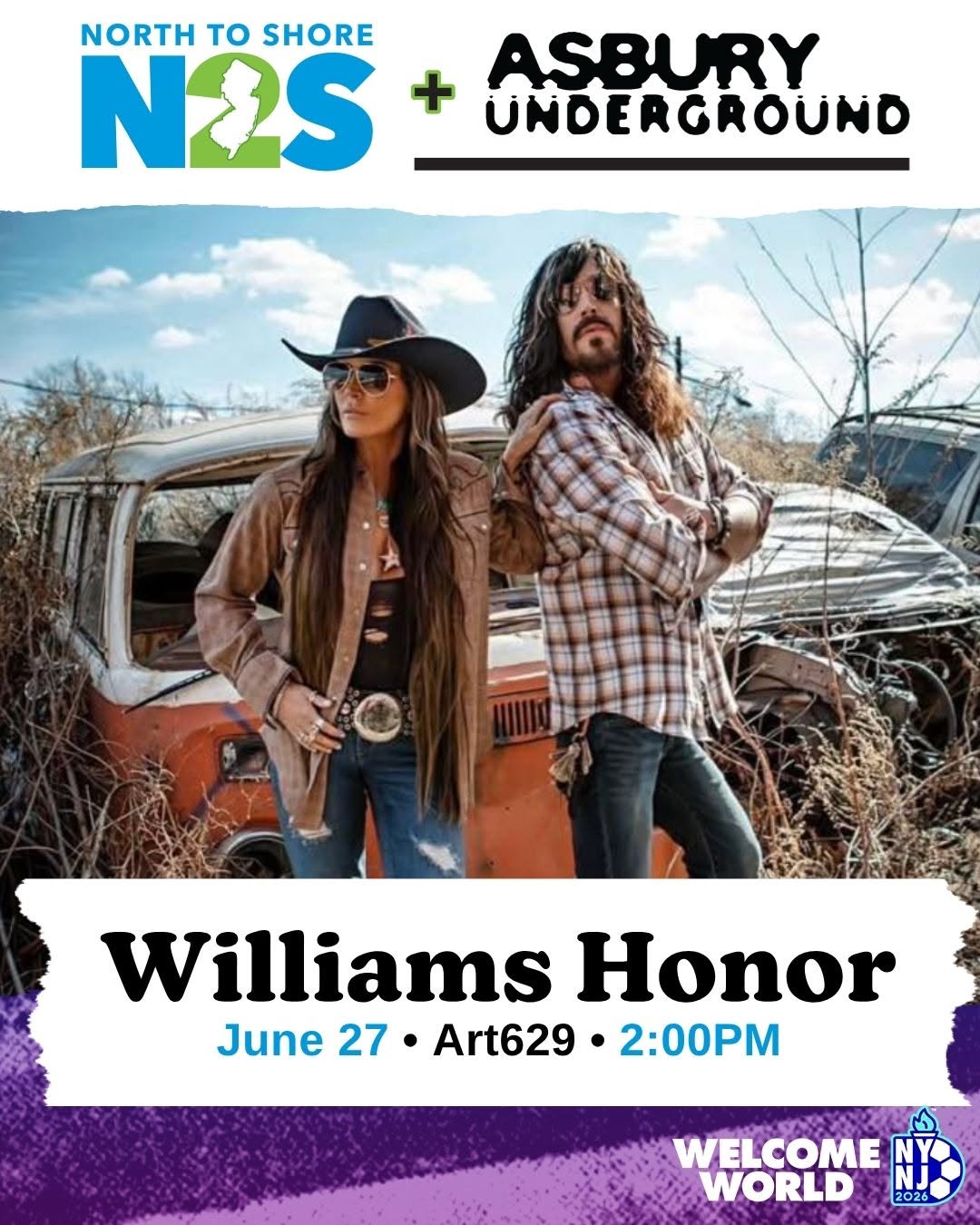 Williams Honor Live at art629 Gallery