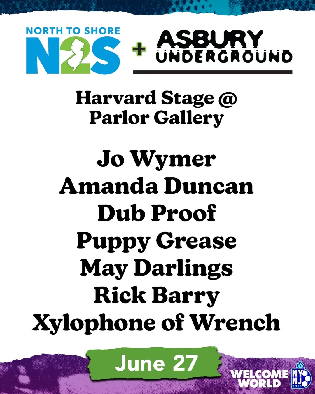 Asbury Underground: Harvard Stage @ Parlor Gallery