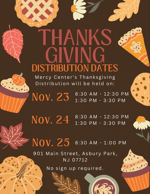 Mercy Center’s Thanksgiving Distribution
