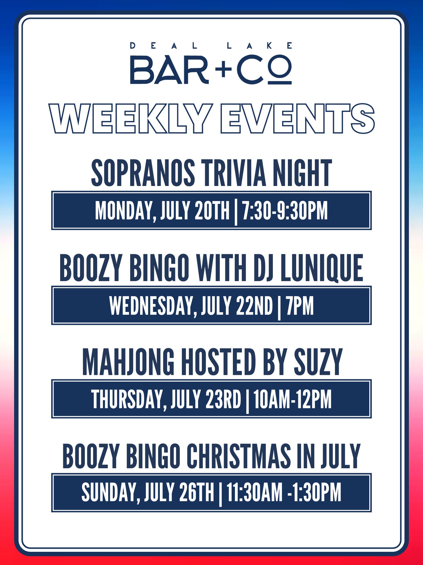 Boozy Bingo with DJ Lunique