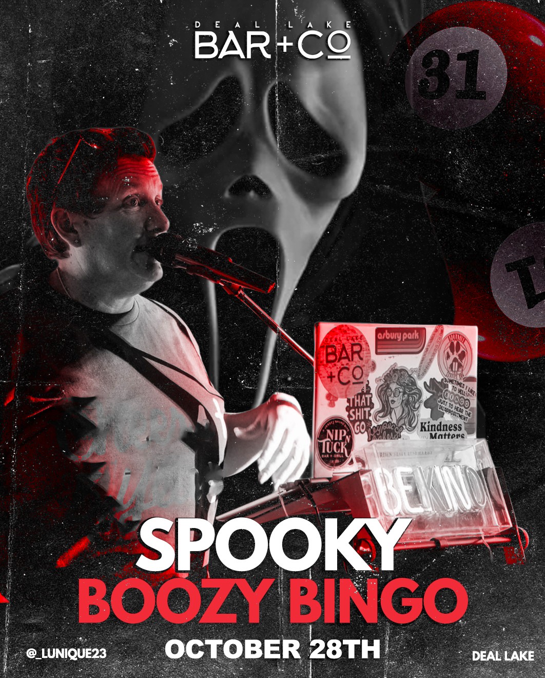 Spooky Boozy Bingo