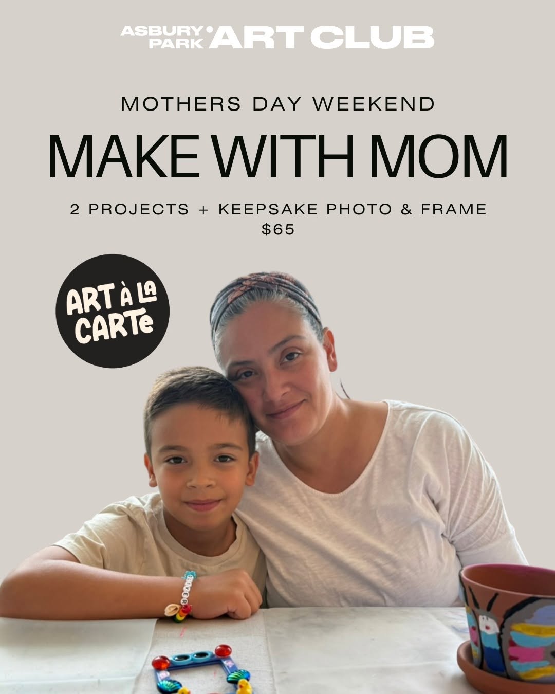 Make with Mom Art Workshop