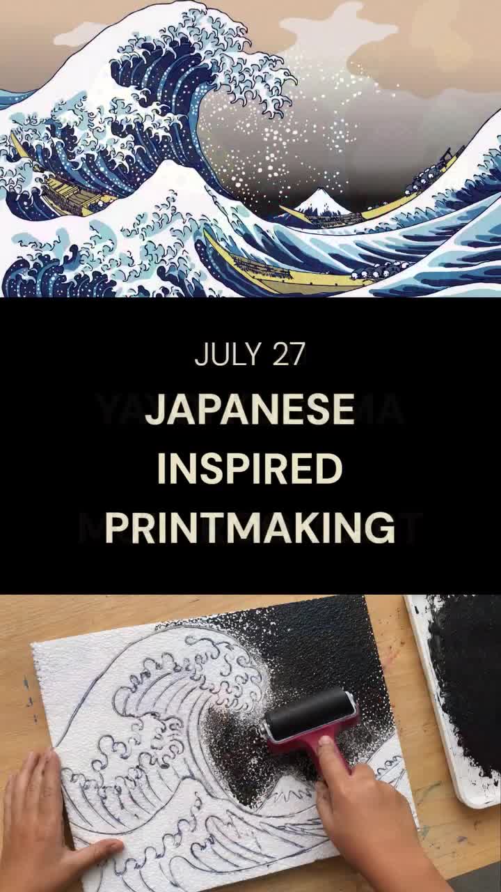 Little Makers Mondays: Japanese Inspired Printmaking