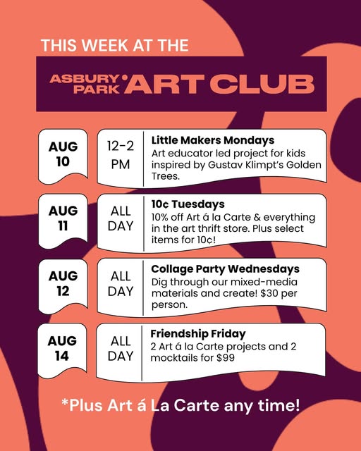 Little Makers Mondays at the Asbury Art Club