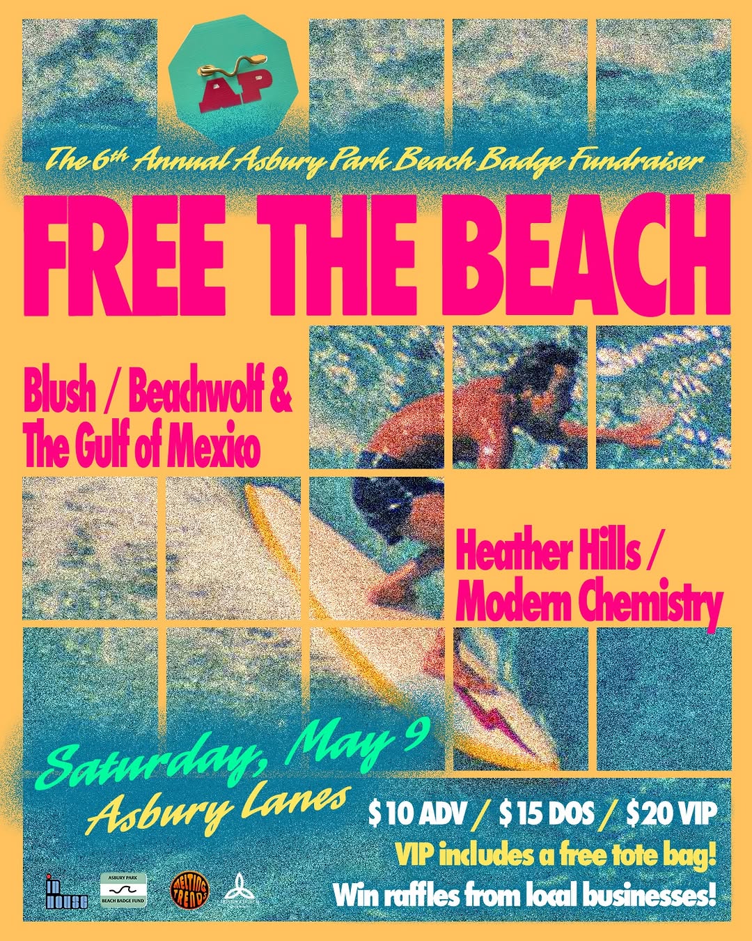 6th Annual Asbury Park Beach Badge Fundraiser: Free the Beach
