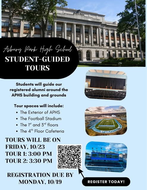 Asbury Park High School Student-Guided Tours (3:00 PM)