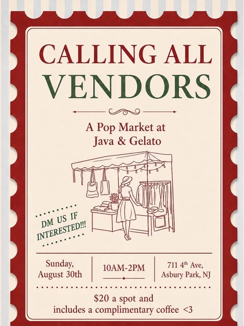 A Pop Market at Java & Gelato