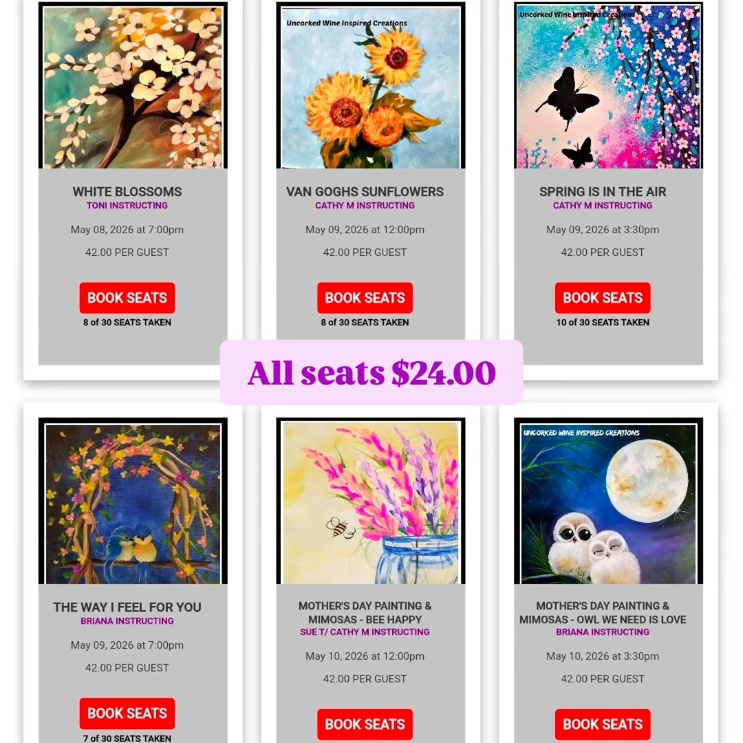 Mother's Day Painting & Mimosas: Owl We Need is Love