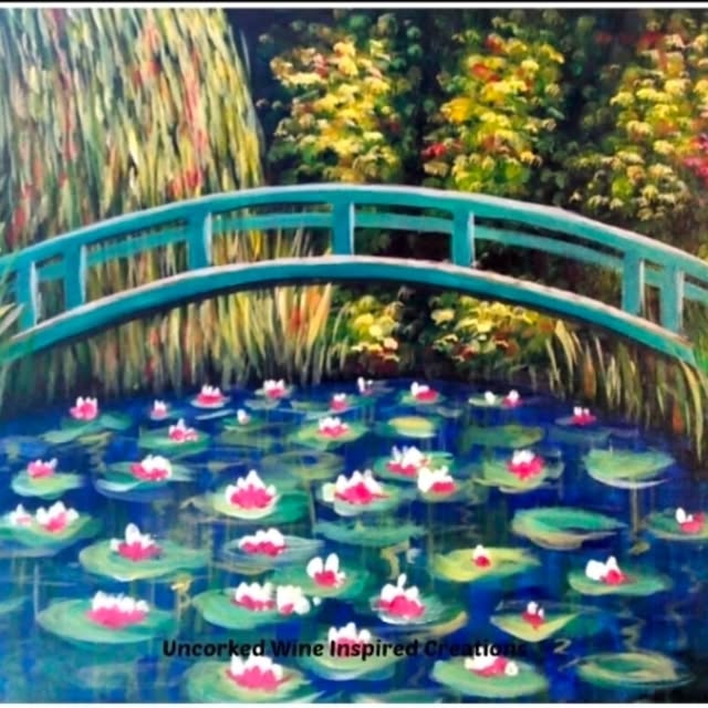 Monet's Bridge Sip & Paint