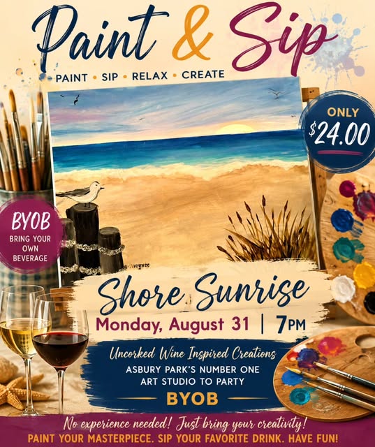 Paint & Sip: Shore Sunrise