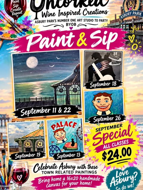 Paint & Sip: Palace Amusements