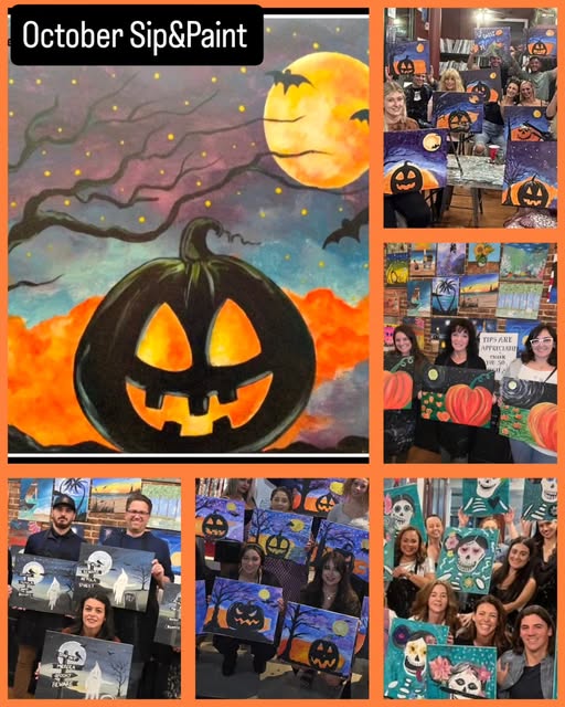 Sip & Paint: Jack O Lantern Moon
