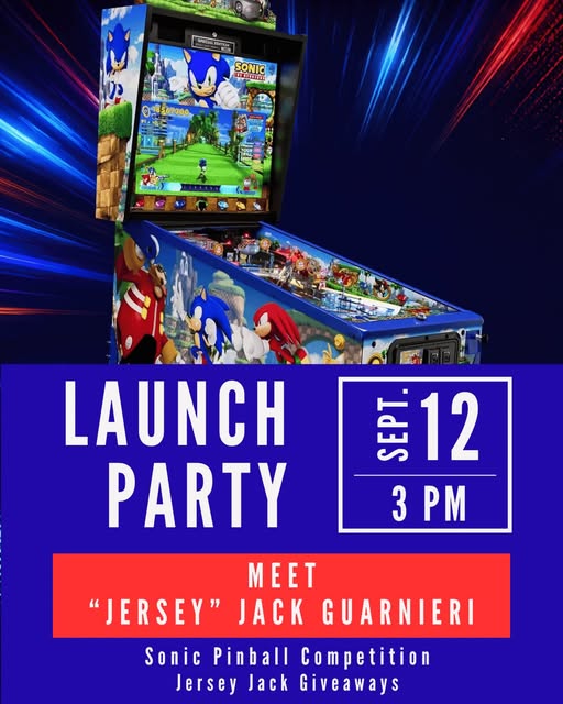 Sonic the Hedgehog Pinball Launch Party