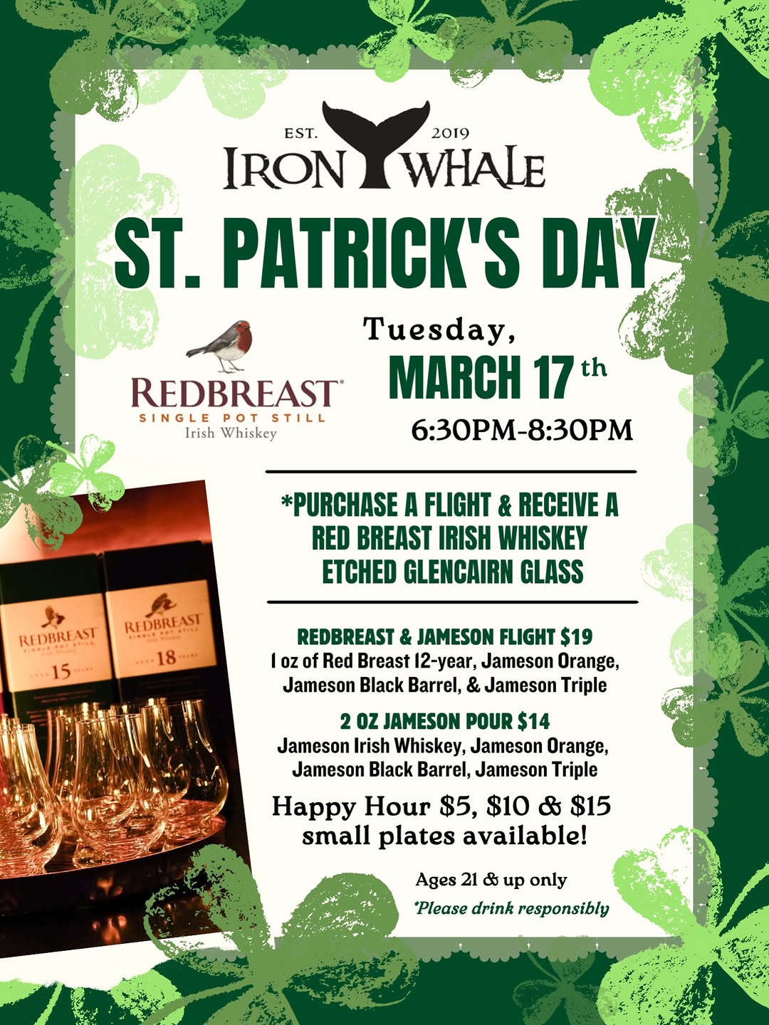 St. Patrick's Day Whiskey Tasting