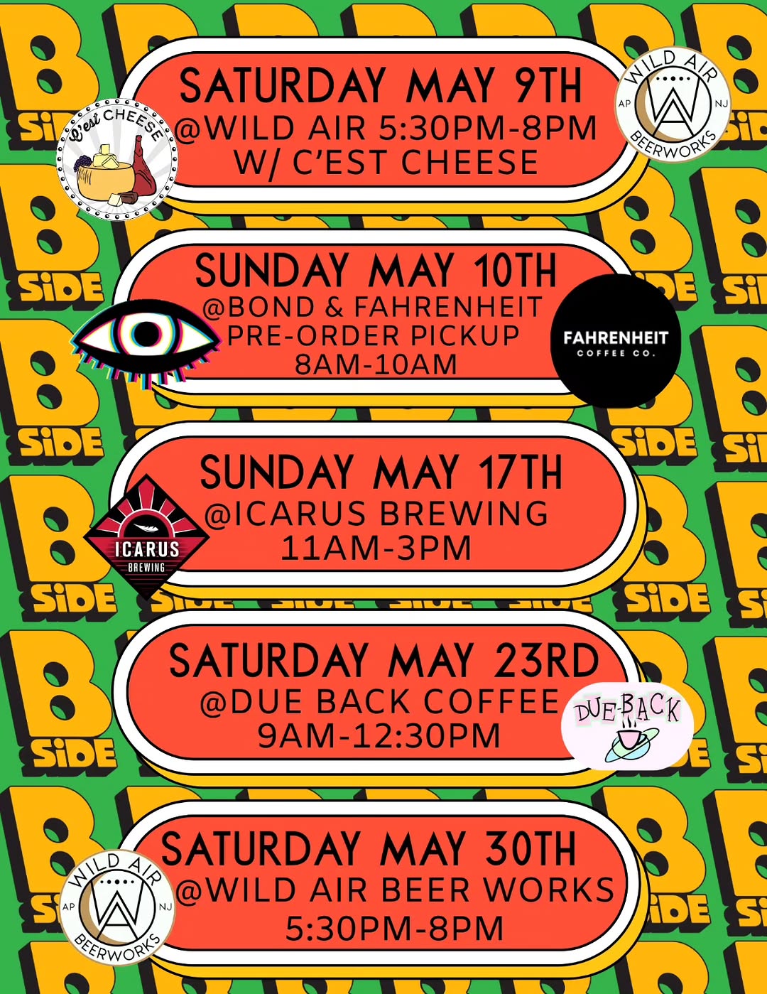 B-Side Bagels Pop-Up at Due Back Coffee