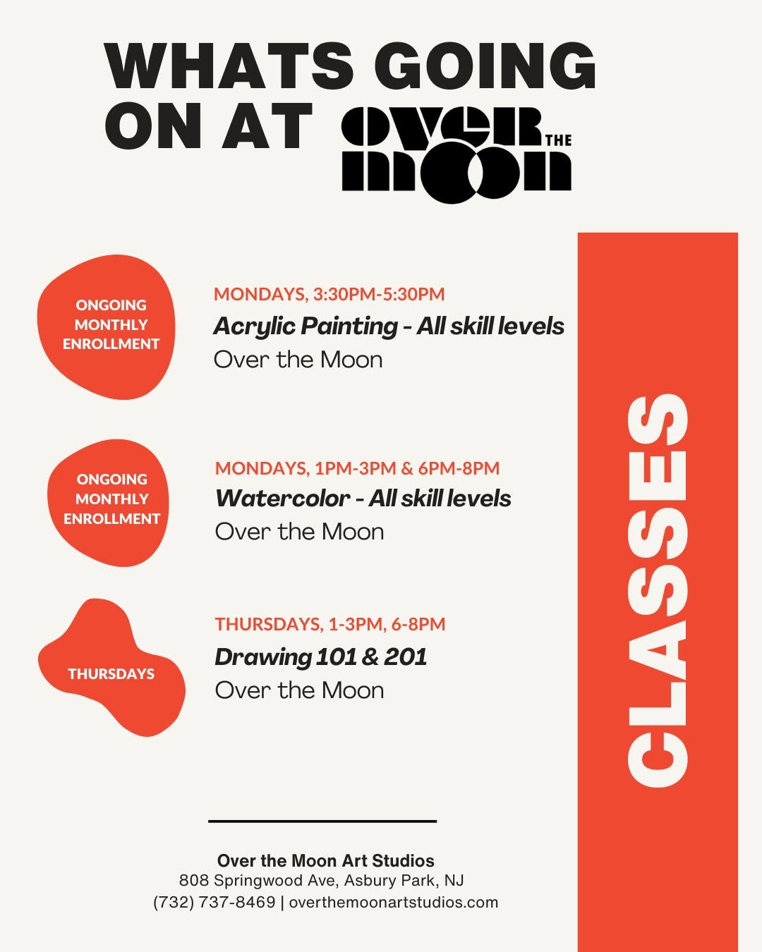 Watercolor Class: All Skill Levels (Evening Session)