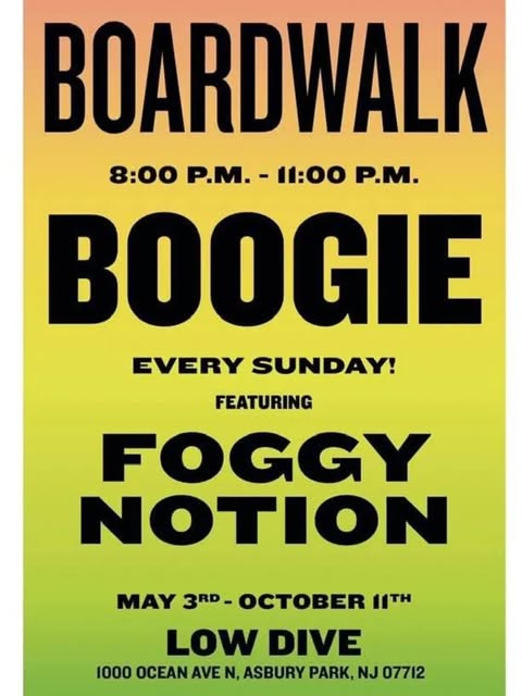 Boardwalk Boogie featuring Foggy Notion