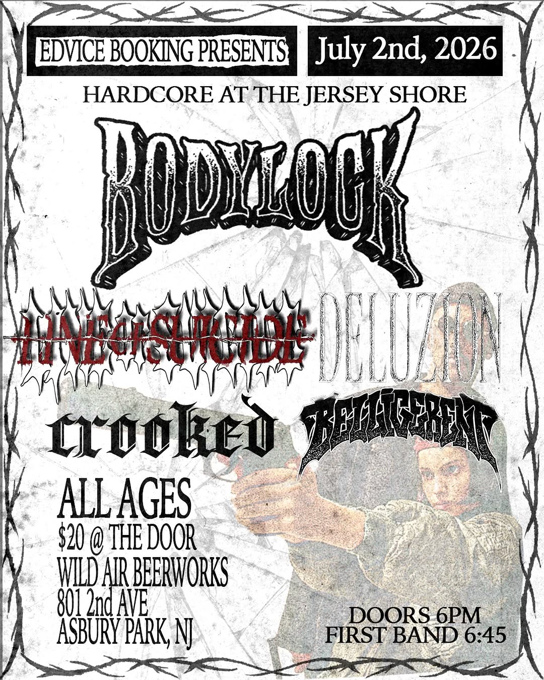 EdVice Booking Presents: Hardcore at the Jersey Shore
