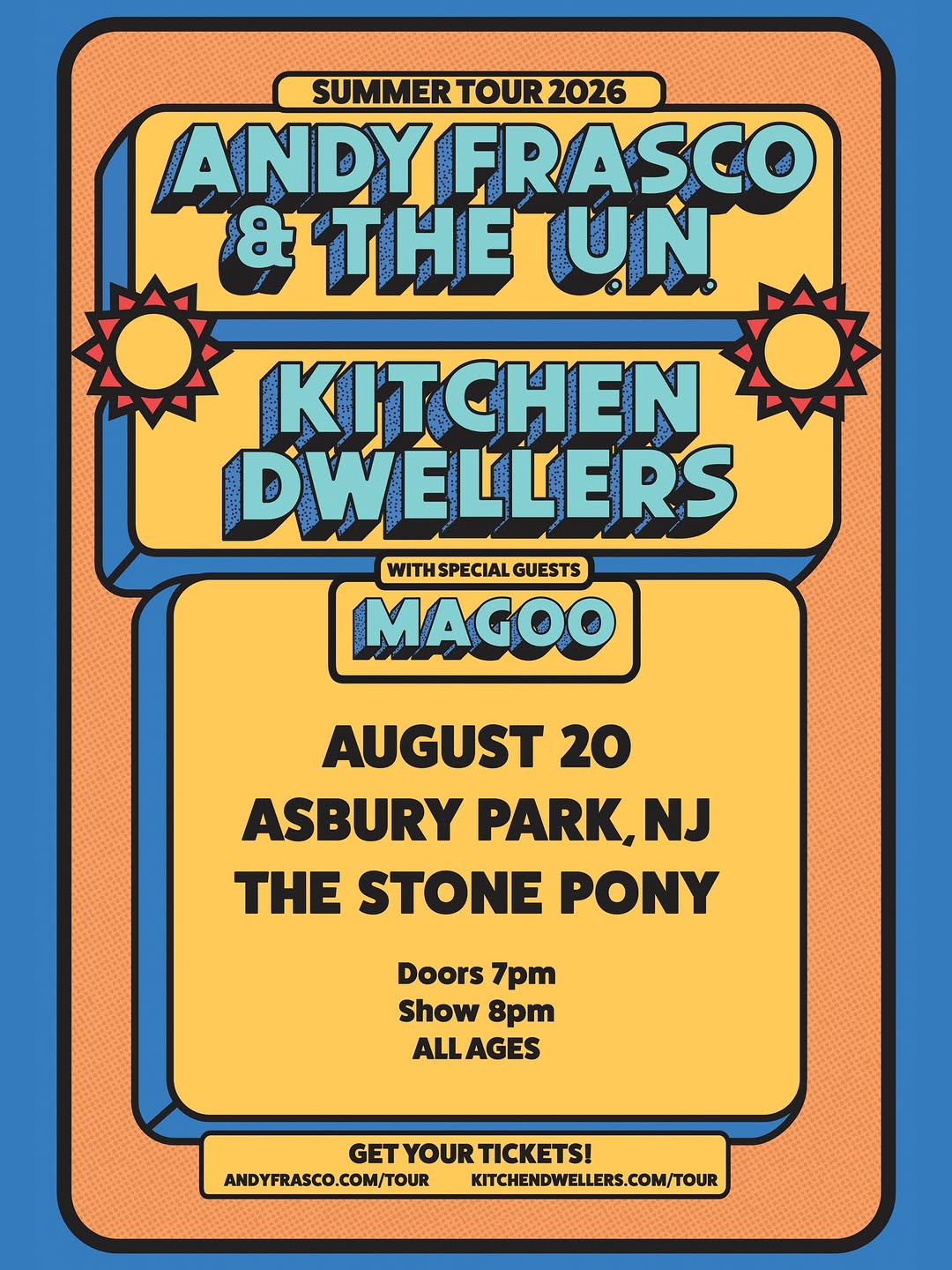 Andy Frasco & The U.N and Kitchen Dwellers with Magoo