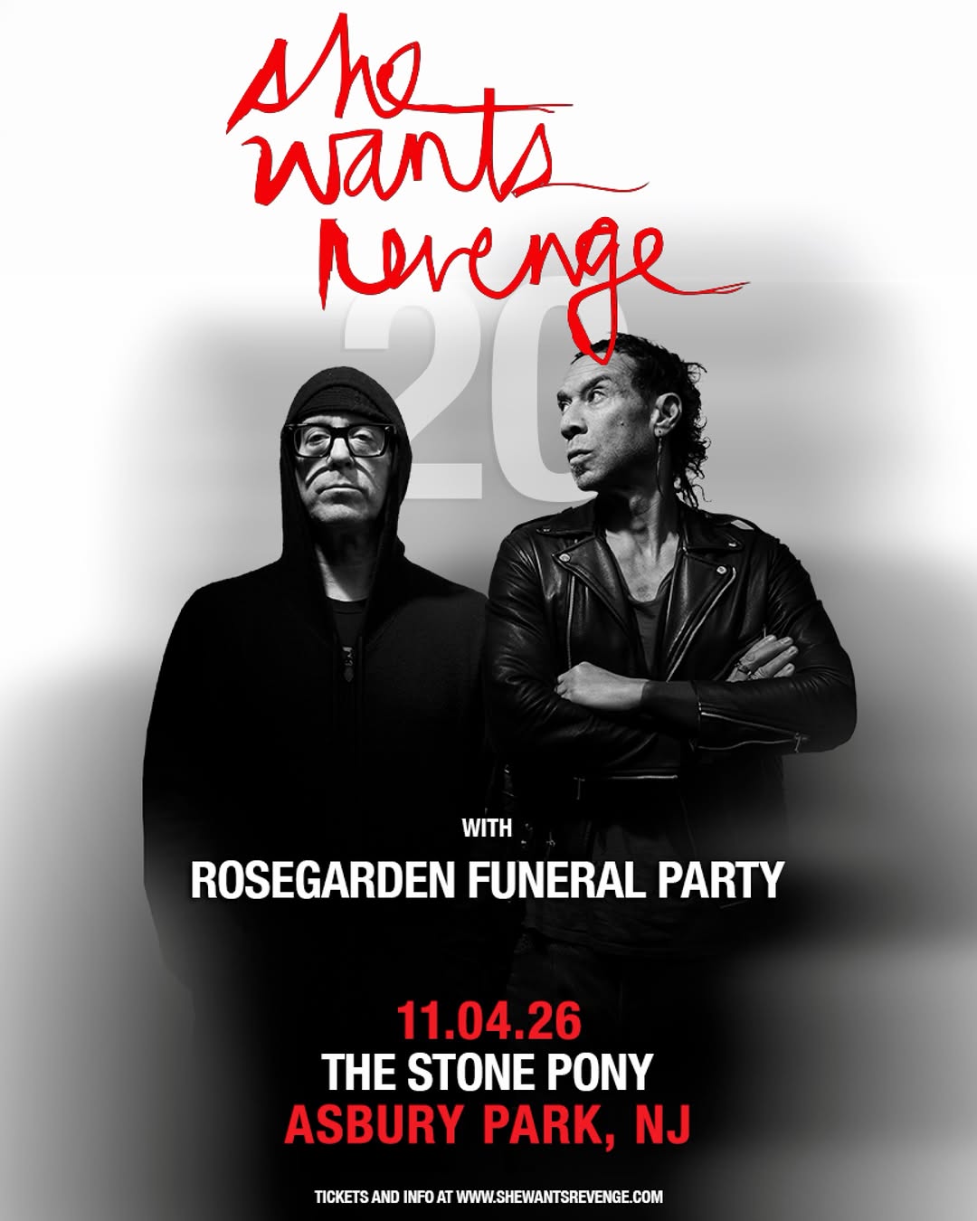 She Wants Revenge with Rosegarden Funeral Party