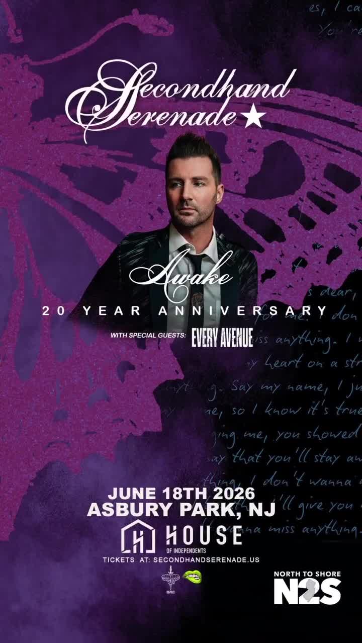 Secondhand Serenade: Awake 20 Year Anniversary